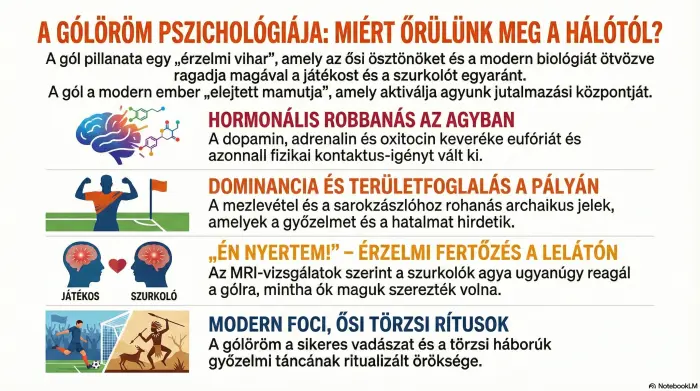 A gólöröm pszichológiája infografikán