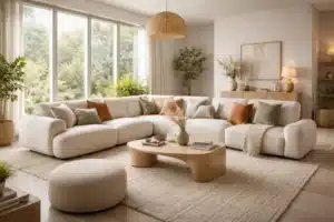 Elegáns sarokkanapé